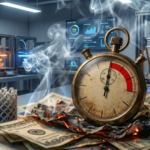 Cash conversion cycle diagram showing how profitable businesses run out of cash due to inventory, payouts, and supplier payments