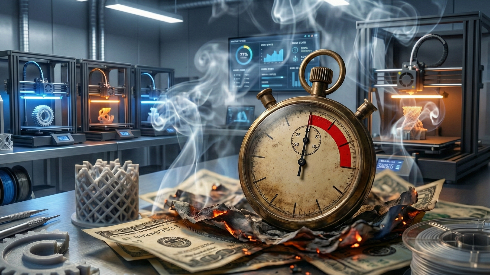 Cash conversion cycle diagram showing how profitable businesses run out of cash due to inventory, payouts, and supplier payments